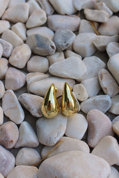 Aretes Dorados Gota