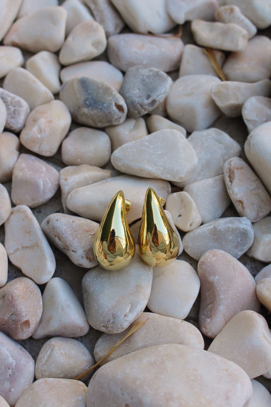Aretes Dorados Gota