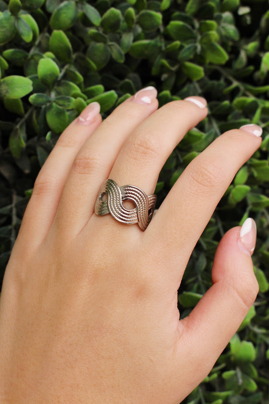 Anillo Plateado Infinitos