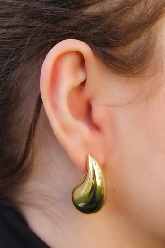Aretes Dorados Gota