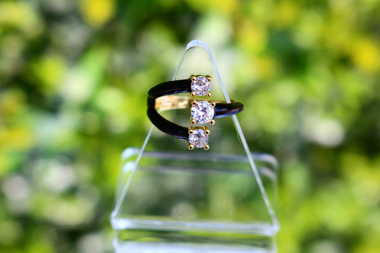 Anillo Triple Negro